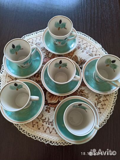 Кофейные чашки с блюдцами СССР