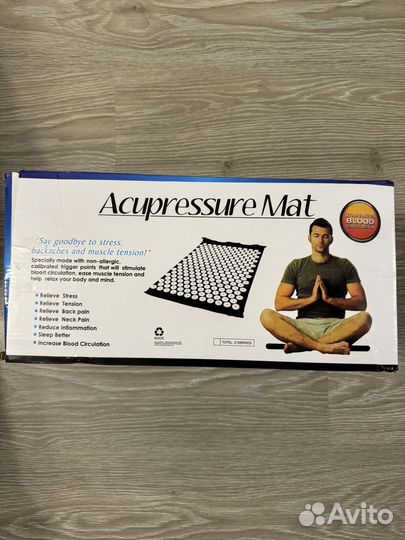 Массажный коврик и подушка валик