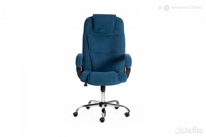 Кресло офисное Bergamo хром (22)