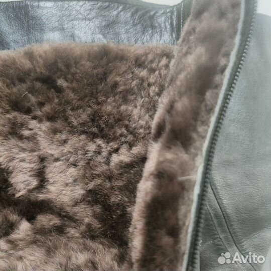 Кожаные сапоги