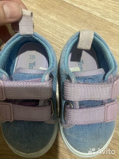 Кеды тканевые 19 размер