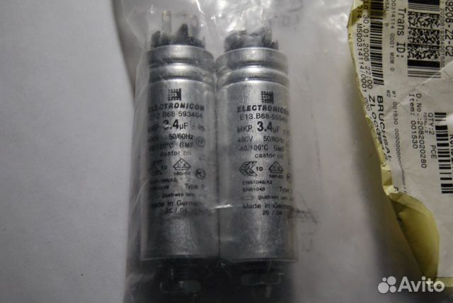 Конденсаторы Siemens electronicon