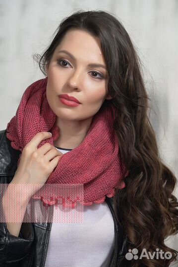 Шарф снуд Vay новый полушерсть