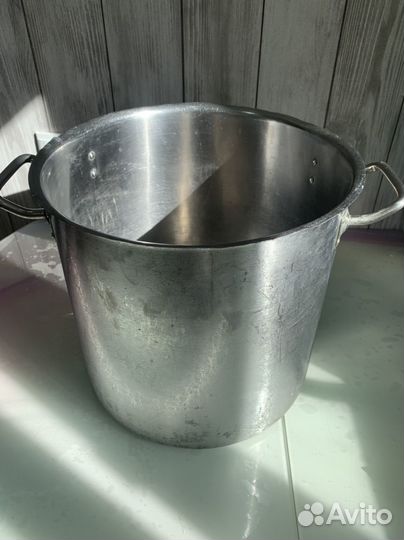 Кастрюля из нержавейки 20 литров бу