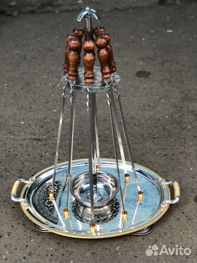 Садж пирамида для подачи шашлыка