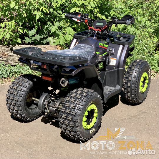 Квадроцикл MotoLand Wild 125 (серый)