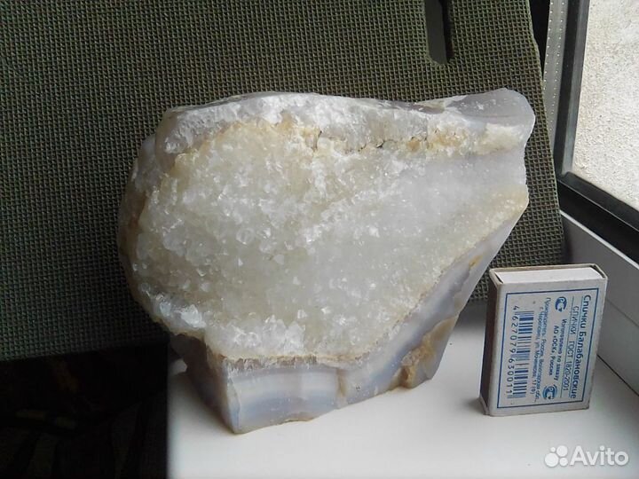 Горный хрусталь В агате