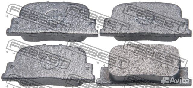 0101MCV20R Колодки тормозные задние