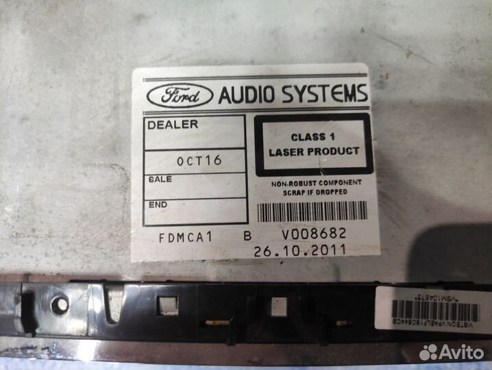 Магнитола ford 6000cd