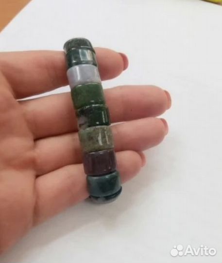 Браслет агат индийский