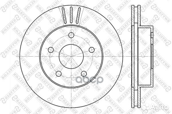 6020-9303V-SX диск тормозной передний Jeep Gra