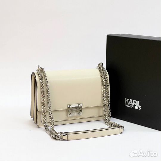 Karl lagerfeld сумка натуральная кожа