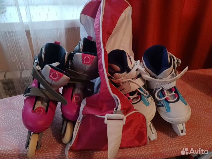 Комплект коньков для девочки размер 27-30