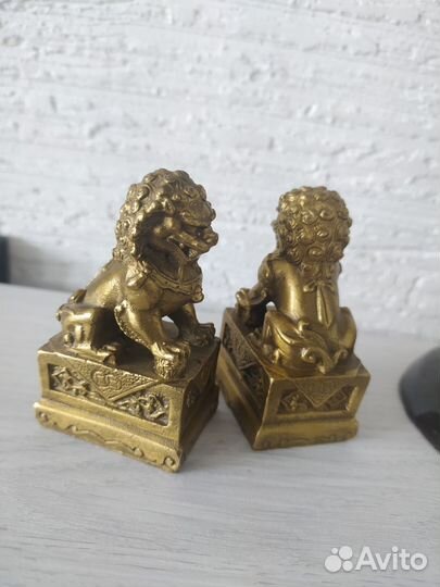 Собаки фу Латунь металл