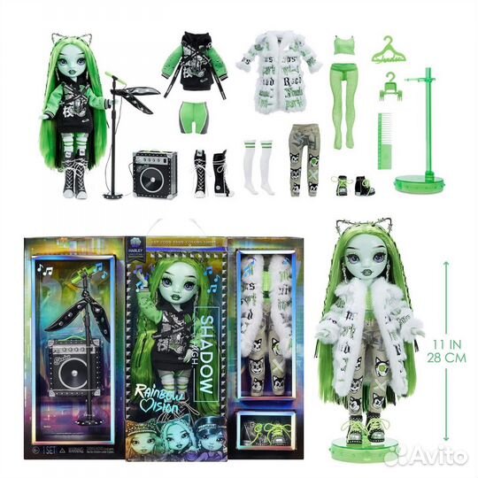 Кукла Raibow high Vision Neon - Harley Limestone