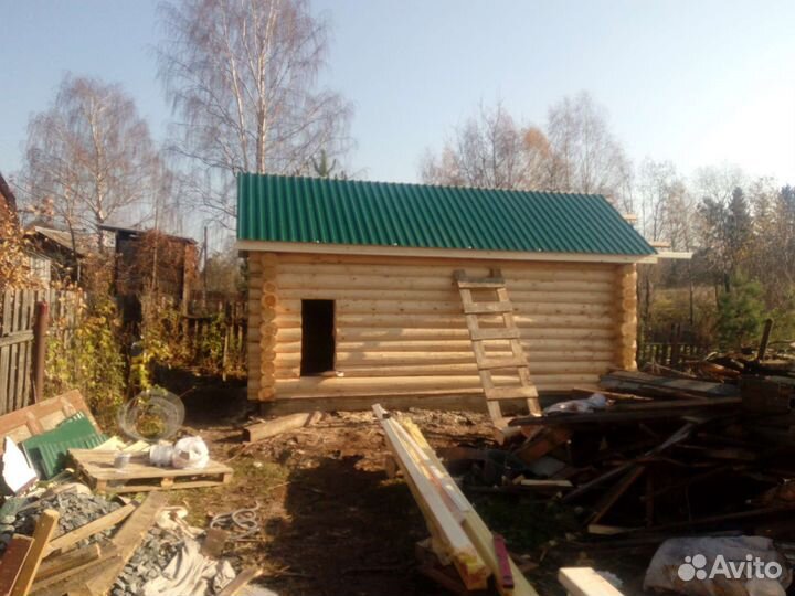 Баня рубленая 6*3
