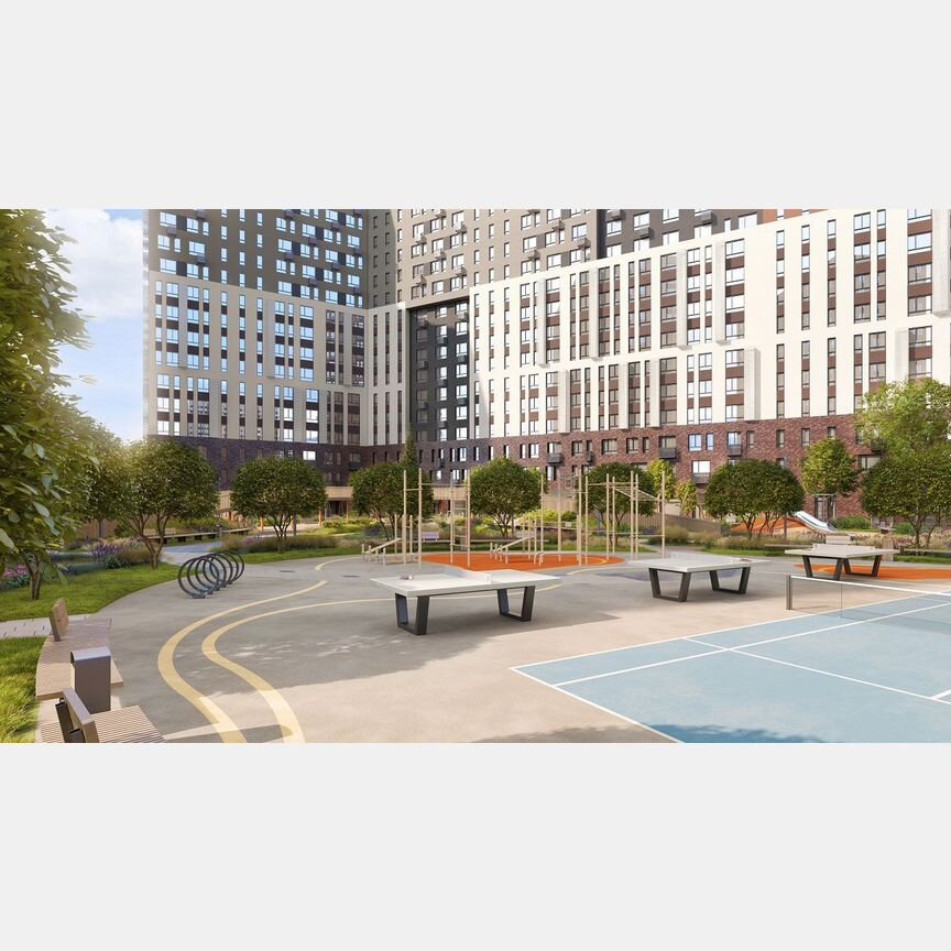 1-к. квартира, 45,4 м², 12/19 эт.