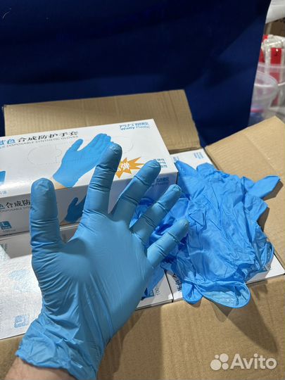 Перчатки нитрил/винил