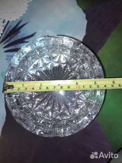 Хрустальная пепельница