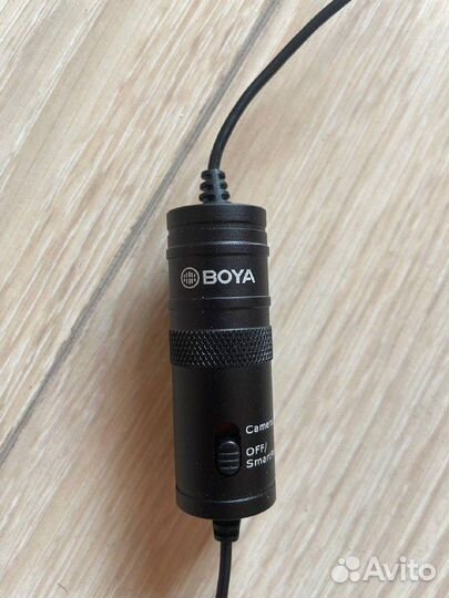 Микрофон петличный boya BY-M1+ Батарейки