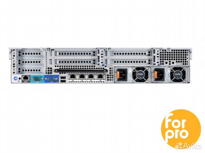Сервер dell R720 8SFF 2xE5-2665 192GB, H710