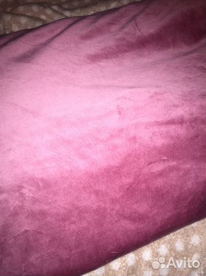 Ткань бархат светло-розовый