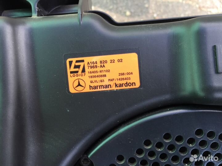 Мерседес GL 164 сабвуфер