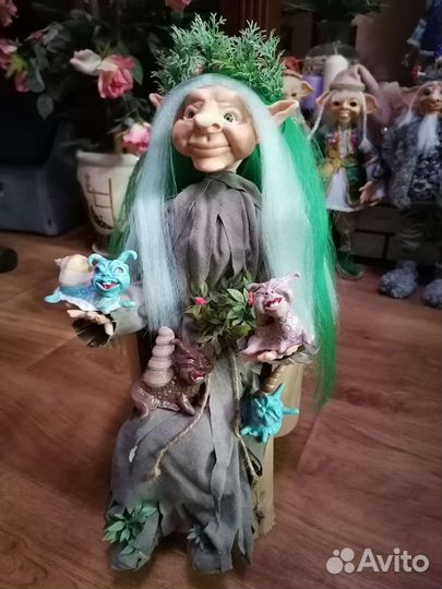 Интерьерная кукла ручной работы