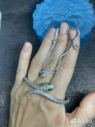 Серьги змеи