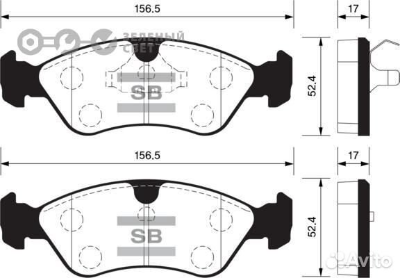 Sangsin brake SP1078 Колодки тормозные передние op