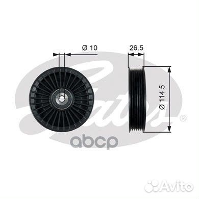 Ролик руч.ремня opel astra G,omega B,vectra B,Z