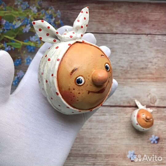 Колобок елочная игрушка