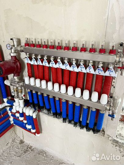 Профессионал монтаж тёплых полов, систем отопления