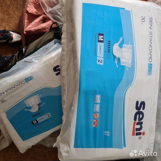 Памперсы для взрослых seni S, M (1, 2 размер)