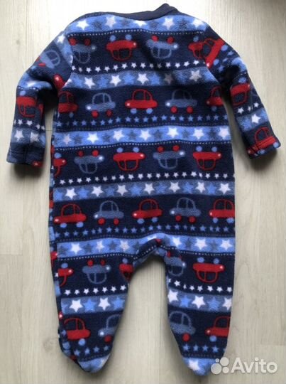 Комбинезон флис новорожденному р.52