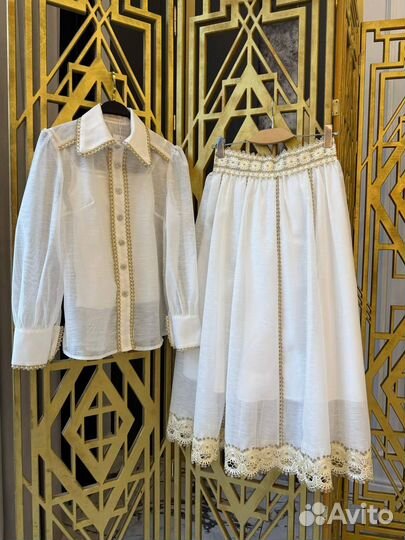 Zimmermann костюм с длинной юбкой