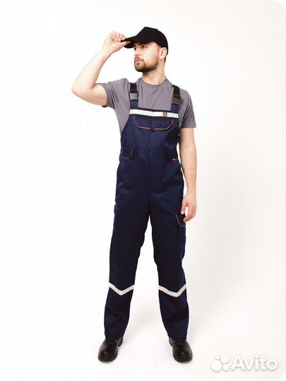 Спецодежда мужская костюм Практик синий