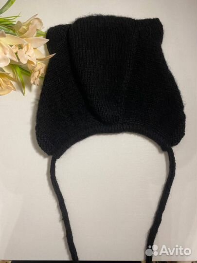 Шапка чепчик с ушками