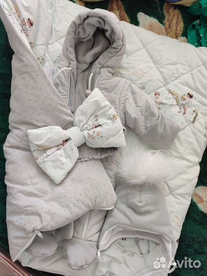 Конверт на выписку зима