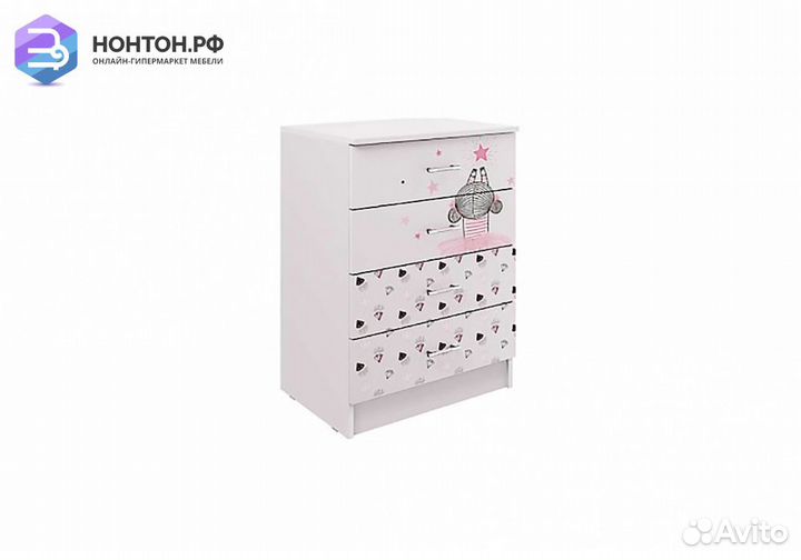 Комод Мальвина белый