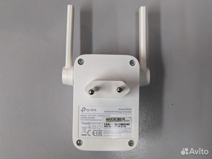 Wi-Fi усилитель сигнала (репитер) TP-link RE205