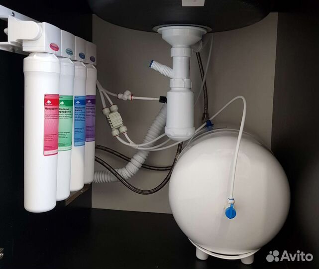 Установка фильтров для воды, замена, обслуживание