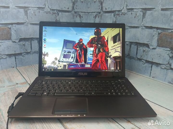 Игровой ноутбук asus core i5-4ядра/2видеокарты/6Gb