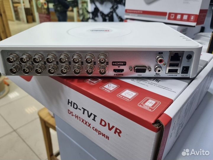 Гибридный видеорегистратор 16и-канальный