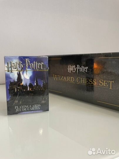 Шахматы Гарри Поттер + игральные карты
