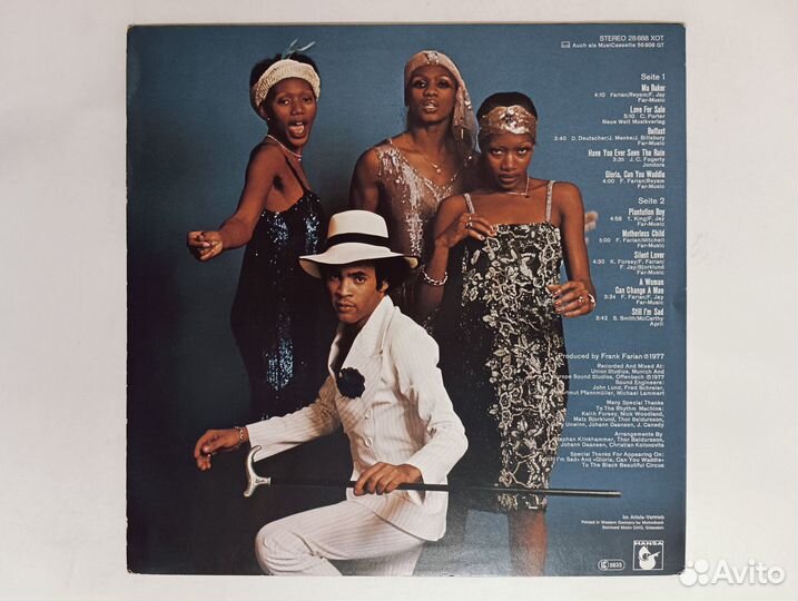 LP Boney M - Love For Sale Germany 1977г +плакат