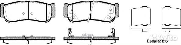 1239 02 583022BA20 колодки дисковые з Hyunda