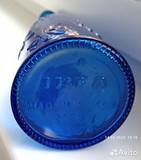 IKEA интерьер: (ваза/бутыль); ароматическая свеча