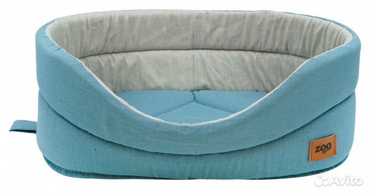 740553 лежанка Эколен» №5 58*43*18 см голубая нови
