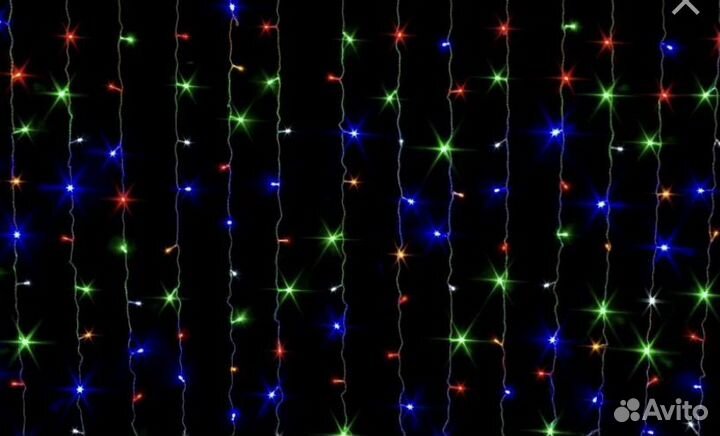 Гирлянда штора